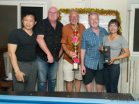 Trophy Award Thursday League 2023, Home Bar - 14.12.2023:Team from Squealing Piglet, 1st place
© dom.pictures